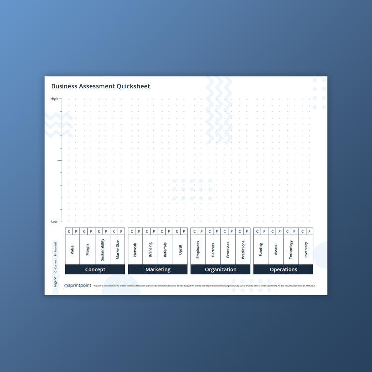 Business Assessment Quicksheet