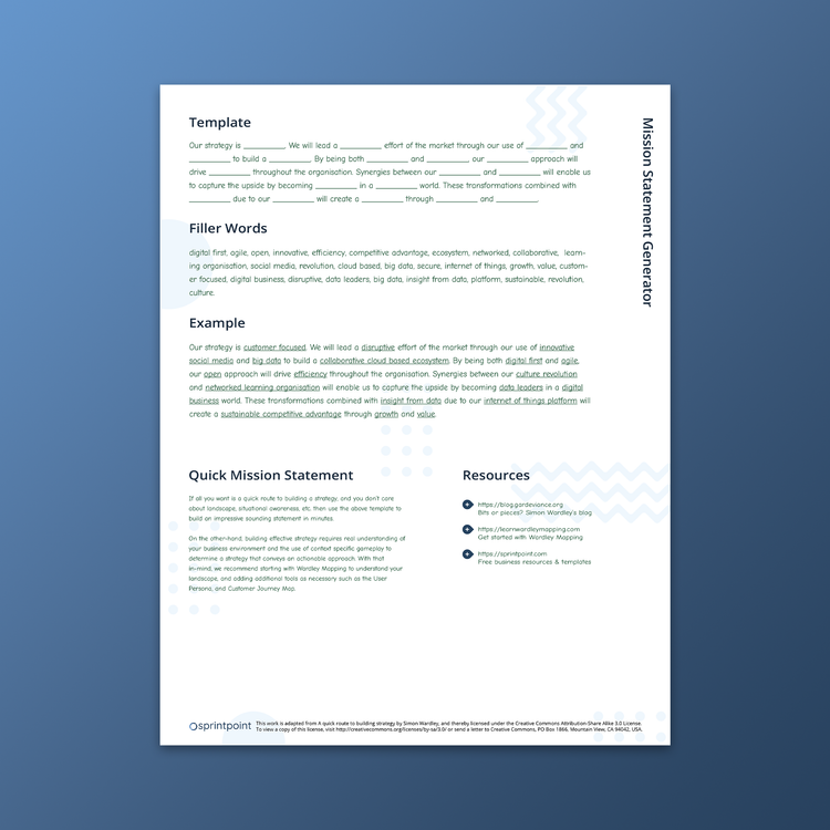 Mission Statement Generator
